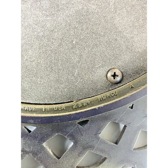 Vtg Faux Wicker Oval Mirror 1978 Home Interiors Homco Wall / Easel #2384 16.75" - Picture 5 of 6